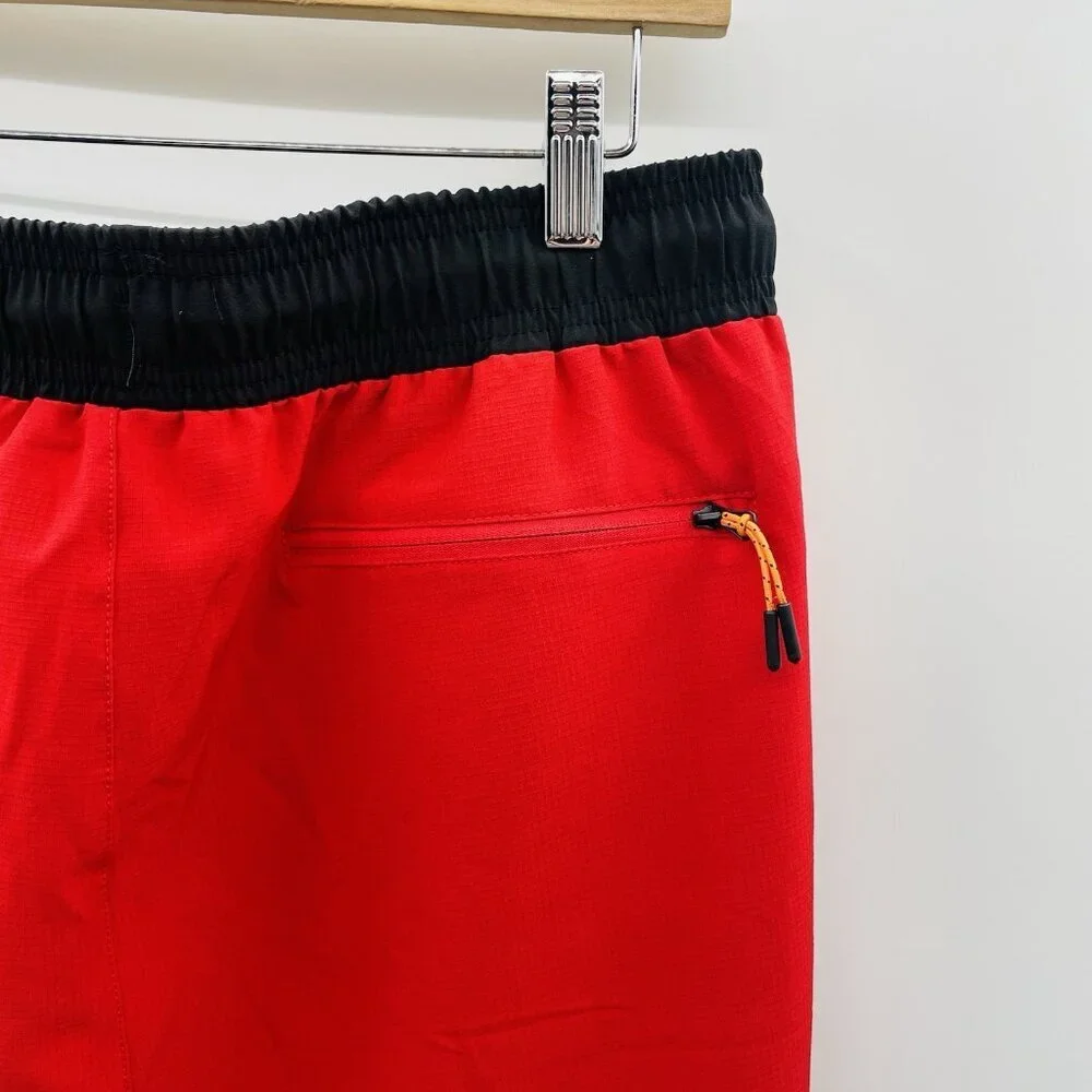 Russell Athletic Mens Size Large Ripstop Woven 8 Inch Basketball Short Red‎ 2712